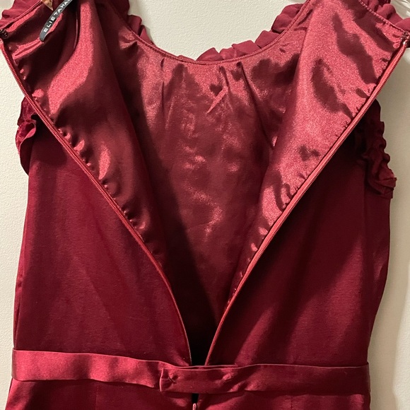 Ellie Tahari silk red sleeveless, Mini dress size 0 - Picture 6 of 10